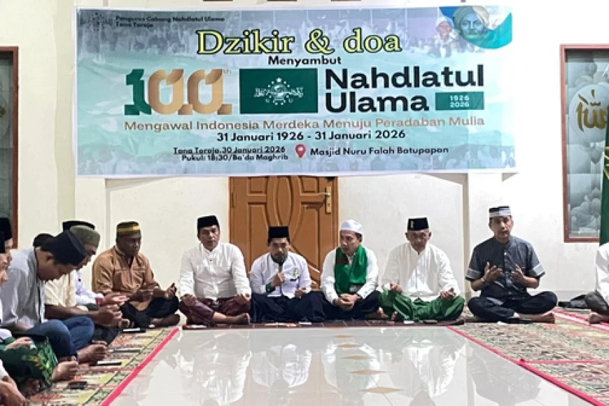 Thumbnail Peringati Satu Abad NU, Warga Nahdliyin Tana Toraja Bersimpuh dalam Doa dan Dzikir